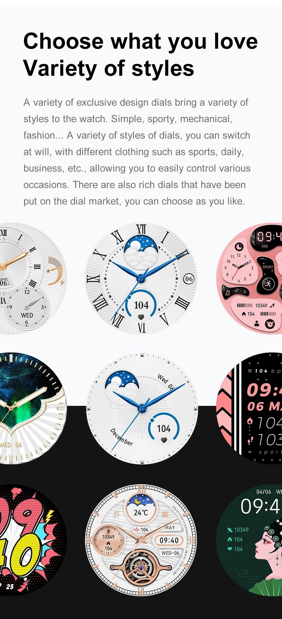 LEMFO Smartwatch NFC HD IPSONSALE|Where Beauty and Innovation Embrace Your Every Move Carauana Store