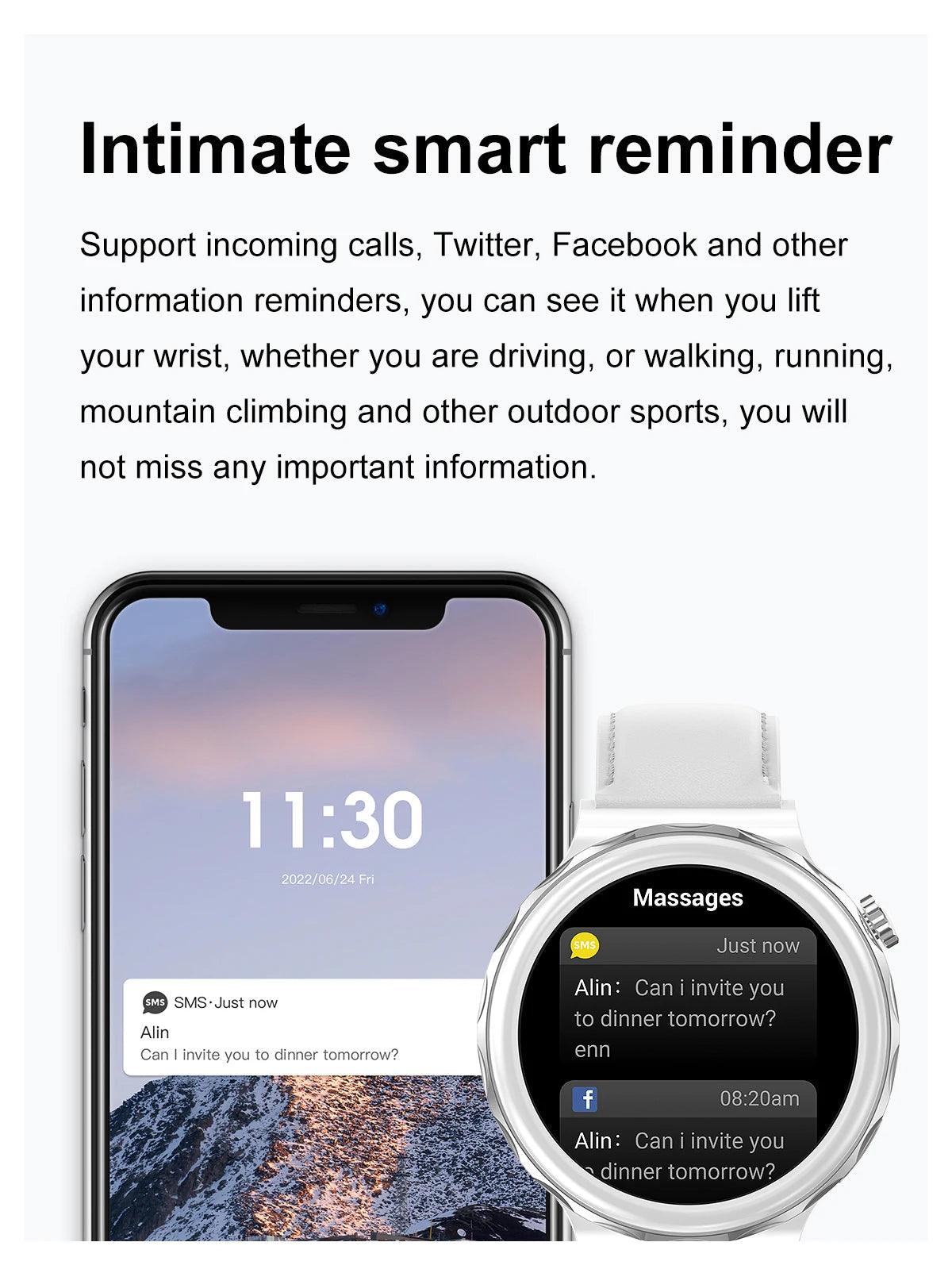LEMFO Smartwatch NFC HD IPSONSALE|Where Beauty and Innovation Embrace Your Every Move Carauana Store
