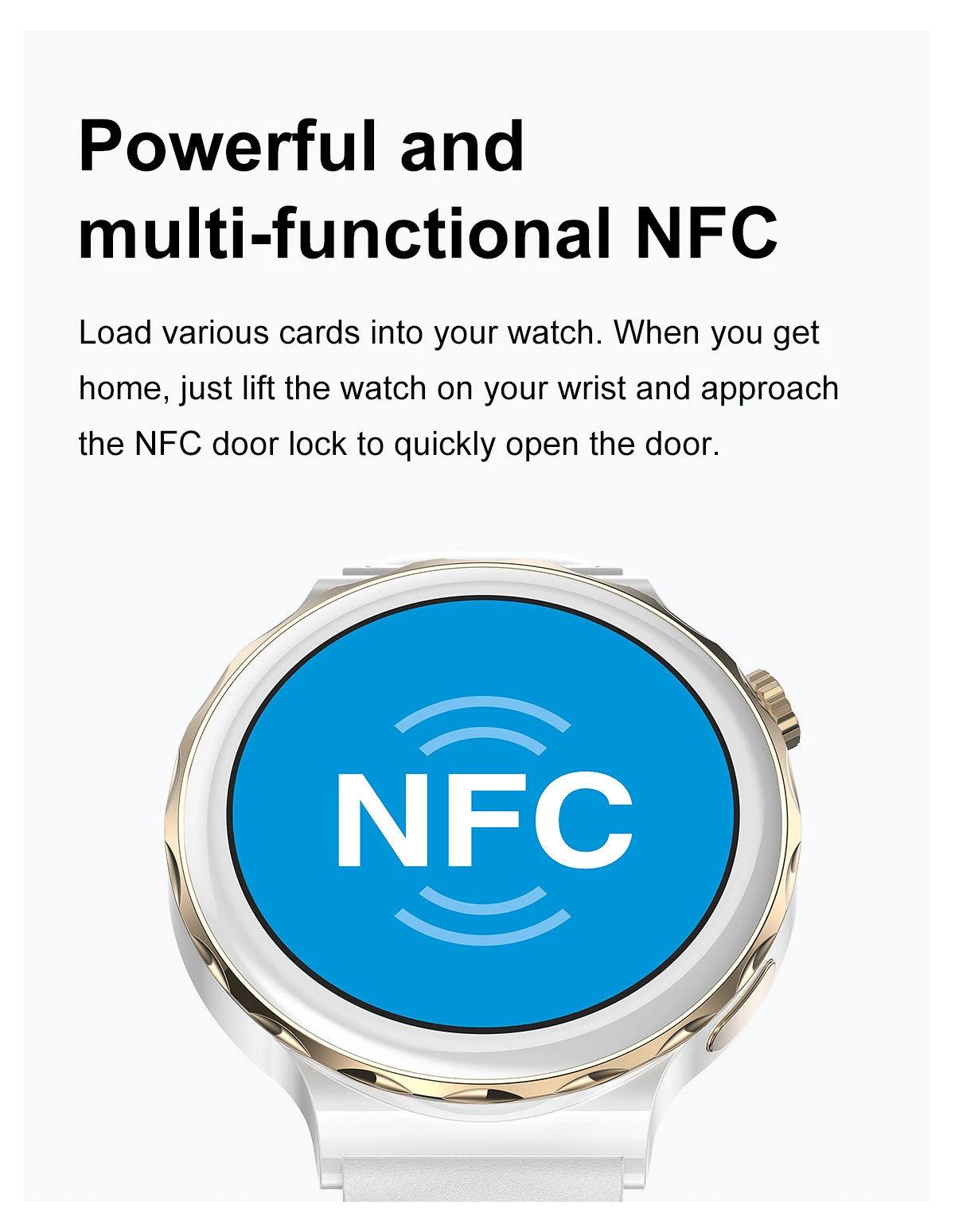 LEMFO Smartwatch NFC HD IPSONSALE|Where Beauty and Innovation Embrace Your Every Move Carauana Store