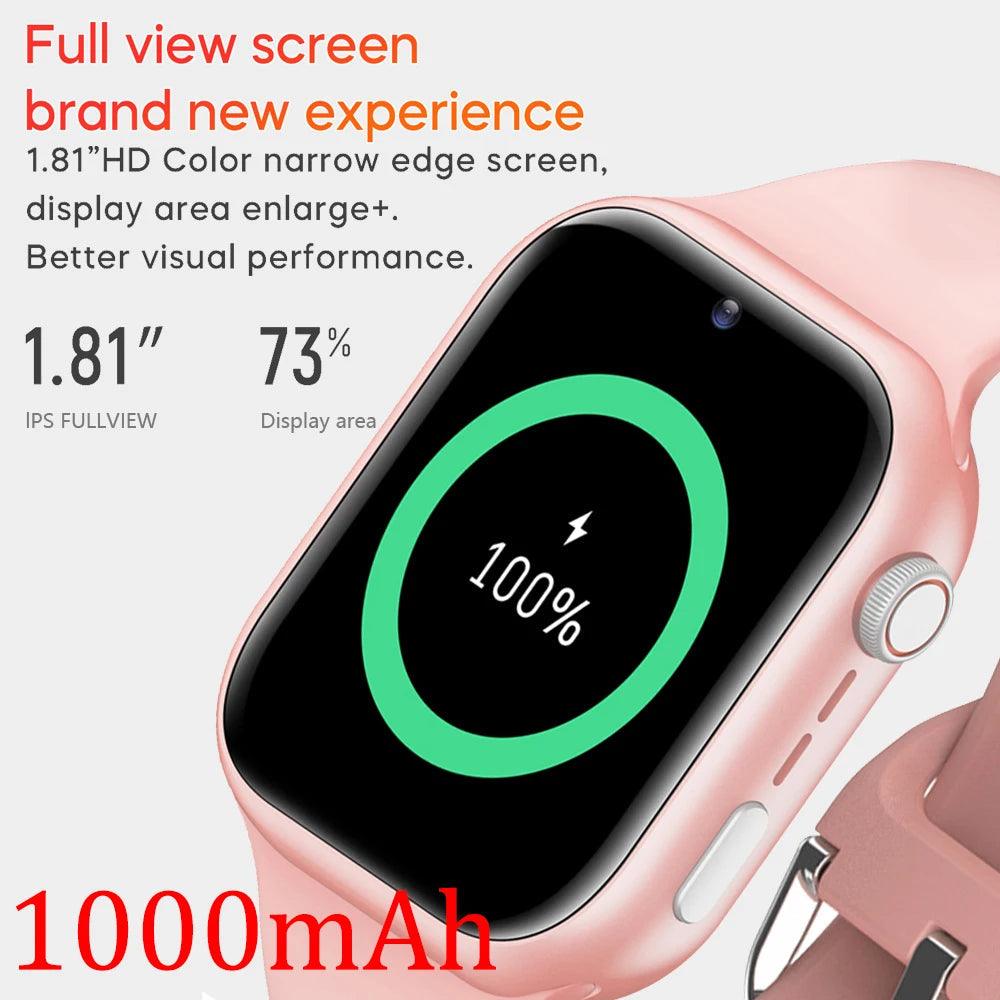 LEMFO Smartwatch with Sim Card 4G SOS WiFi GPS Location Camera Video Call smart watch 1000mAh kids Carauana Store