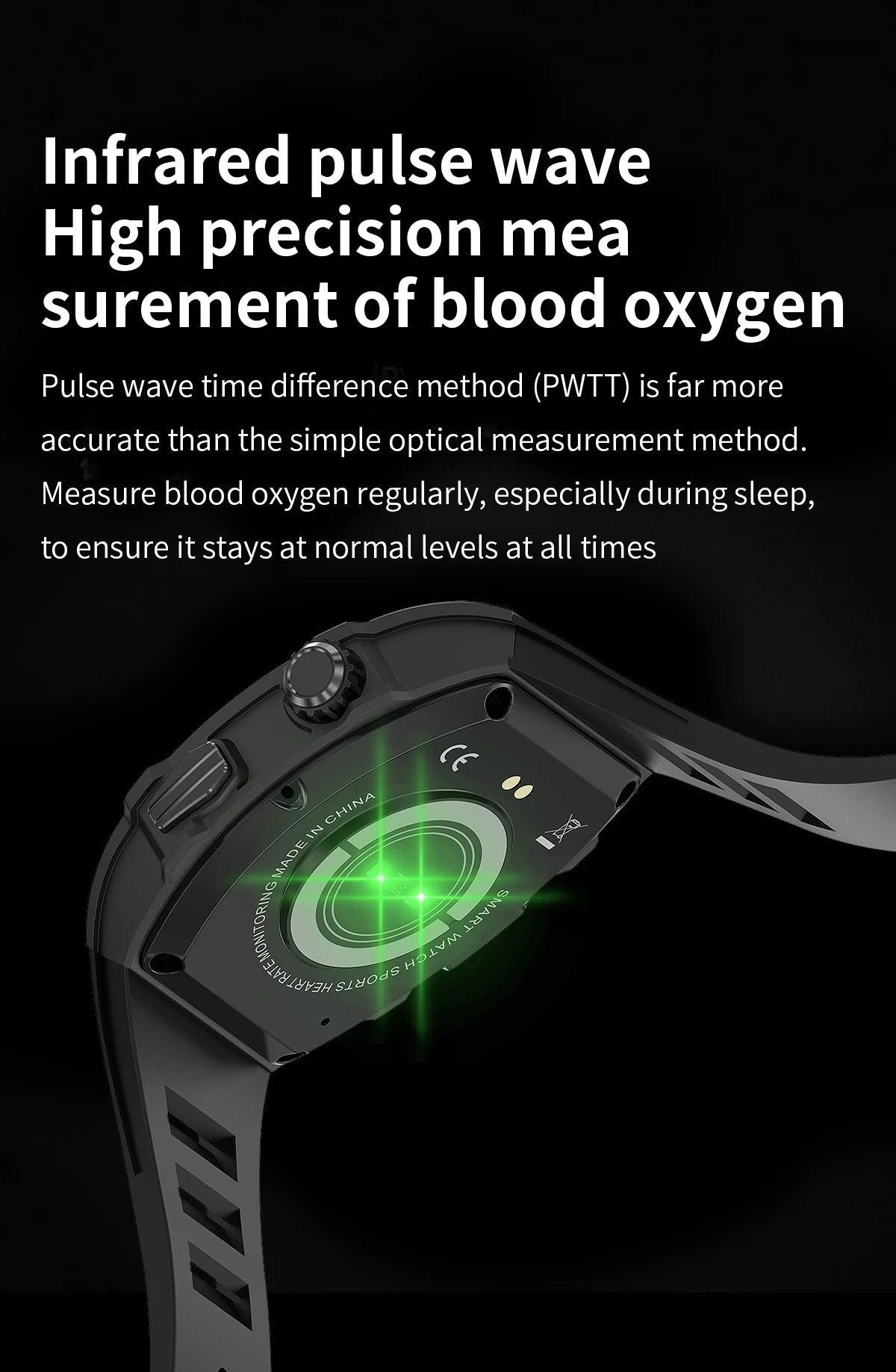 LIGE Smart Watch For Men Waterproof Bluetooth Call Heart Rate Monitor Carauana Store