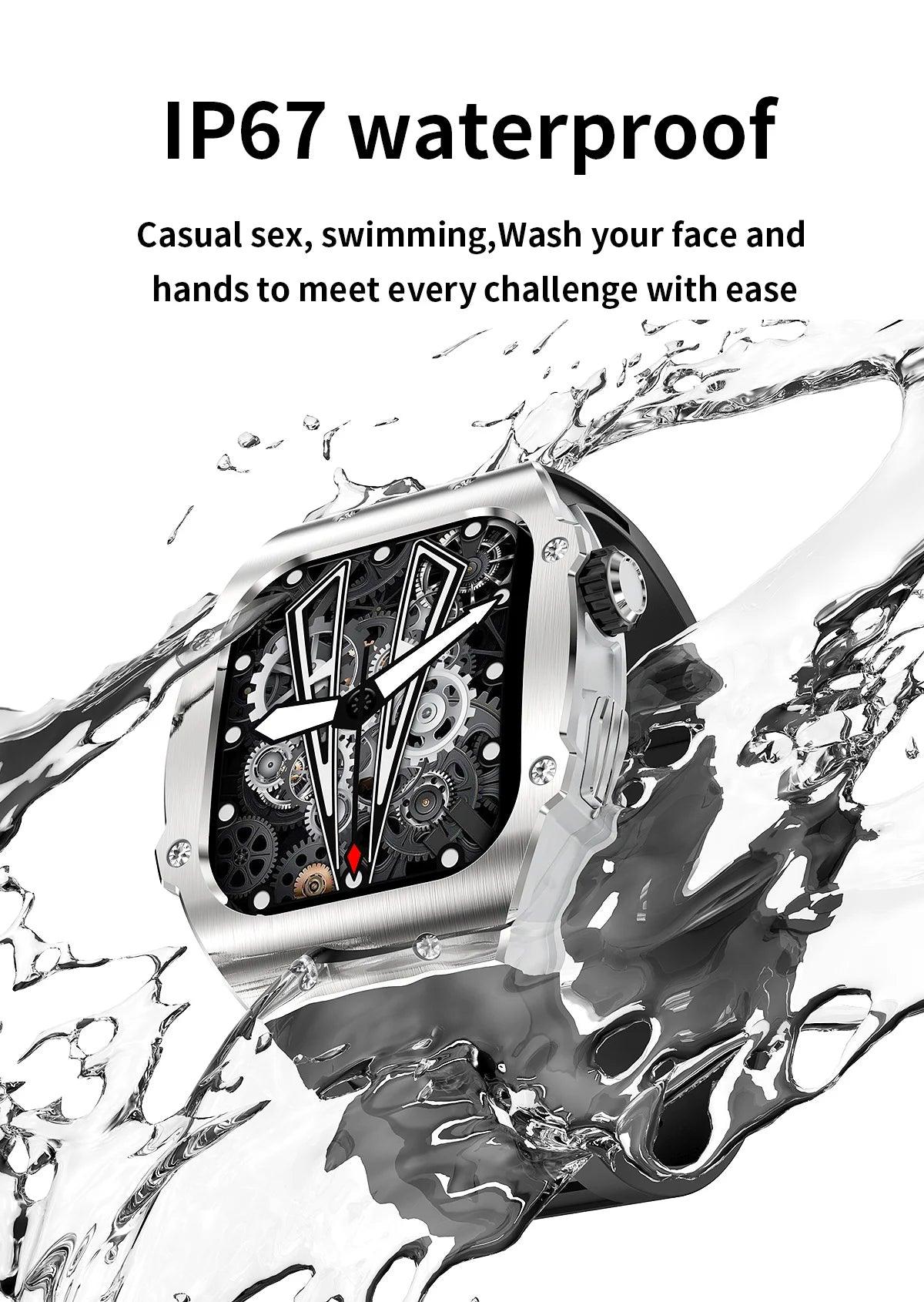 LIGE Smart Watch For Men Waterproof Bluetooth Call Heart Rate Monitor Carauana Store