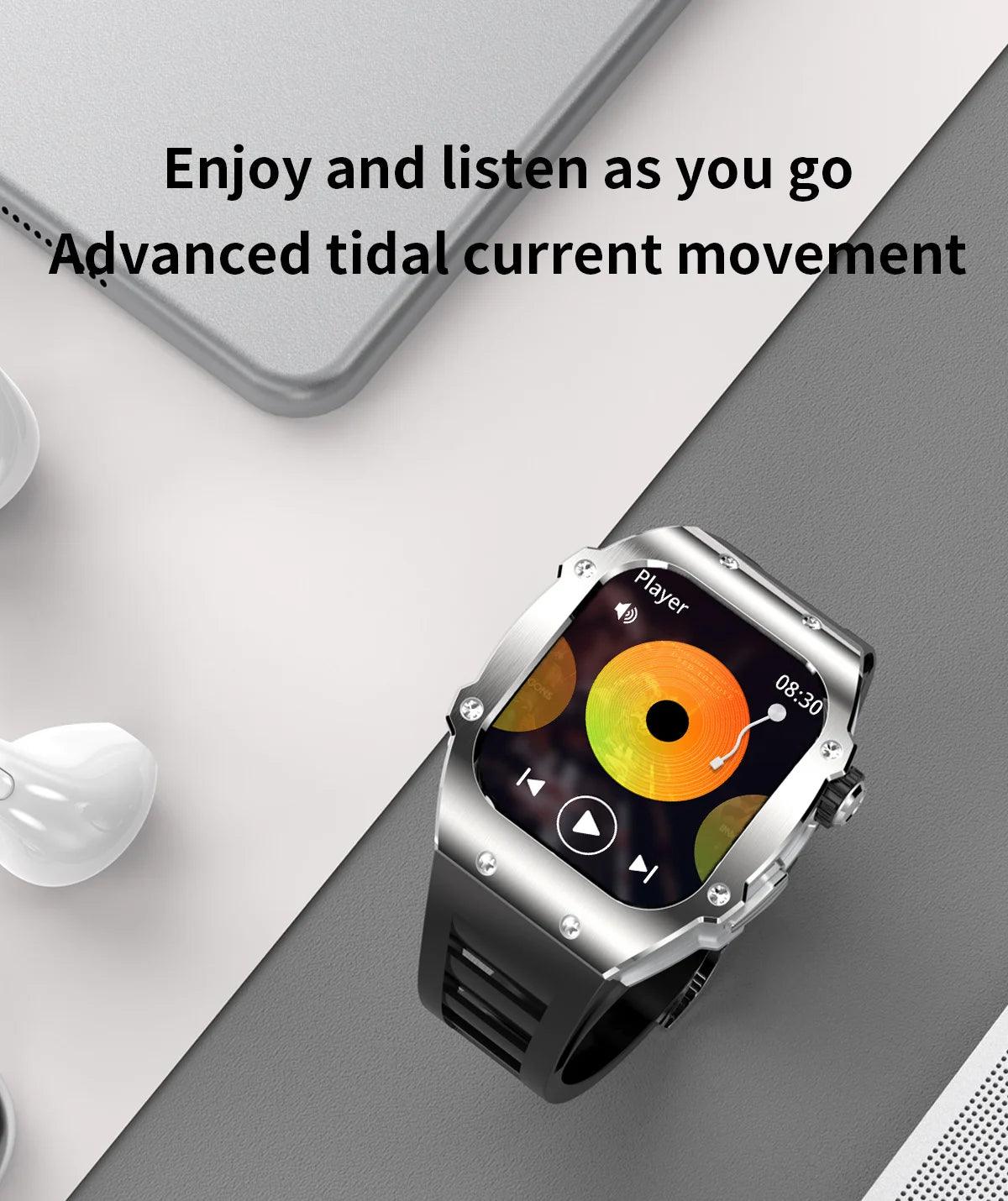 LIGE Smart Watch For Men Waterproof Bluetooth Call Heart Rate Monitor Carauana Store