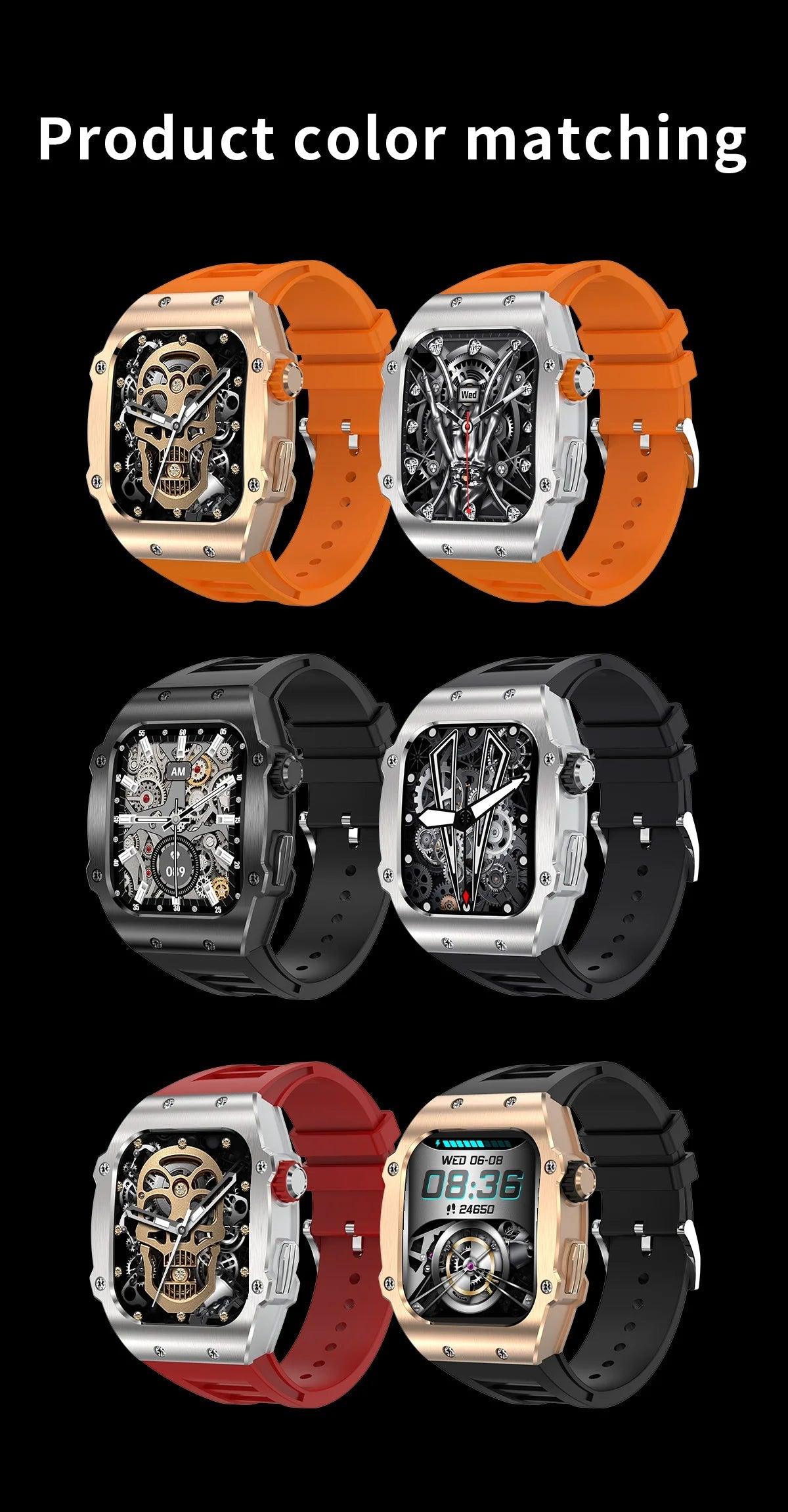 LIGE Smart Watch For Men Waterproof Bluetooth Call Heart Rate Monitor Carauana Store