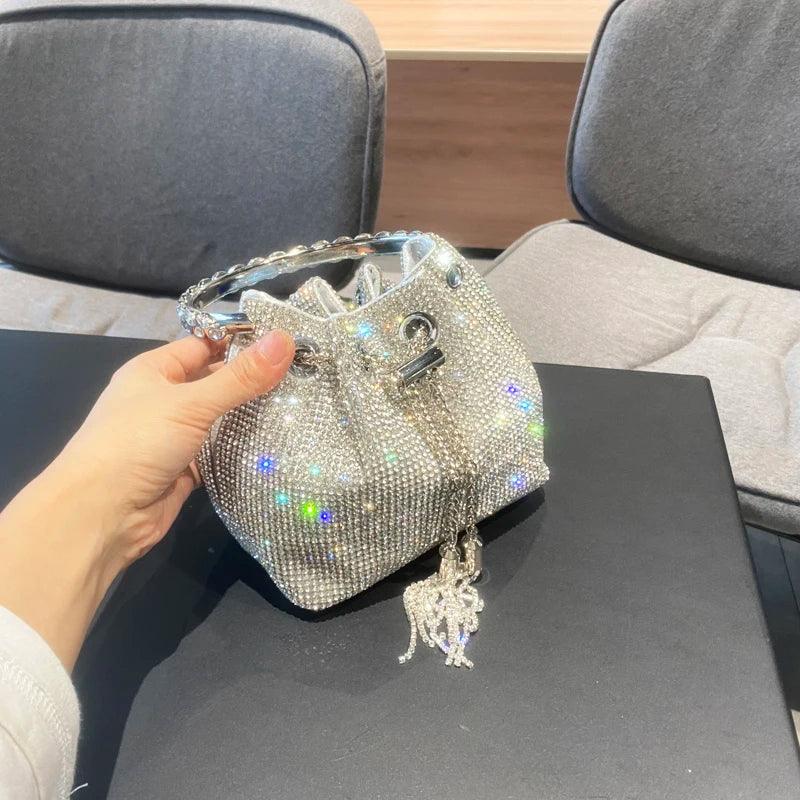 Luxury Designer Crystal Rhinestone Shoulder Bag - Evening Banquet Bag Carauana Store