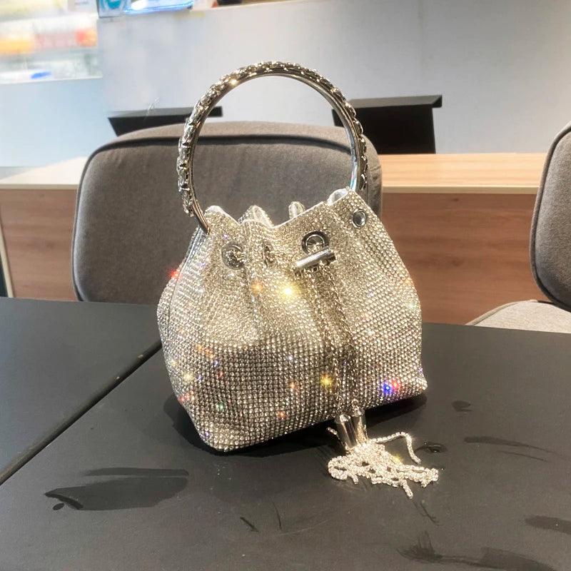 Luxury Designer Crystal Rhinestone Shoulder Bag - Evening Banquet Bag Carauana Store