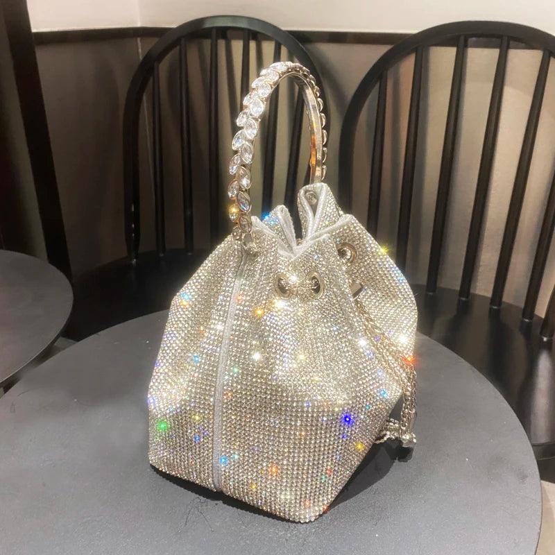 Luxury Designer Crystal Rhinestone Shoulder Bag - Evening Banquet Bag Carauana Store