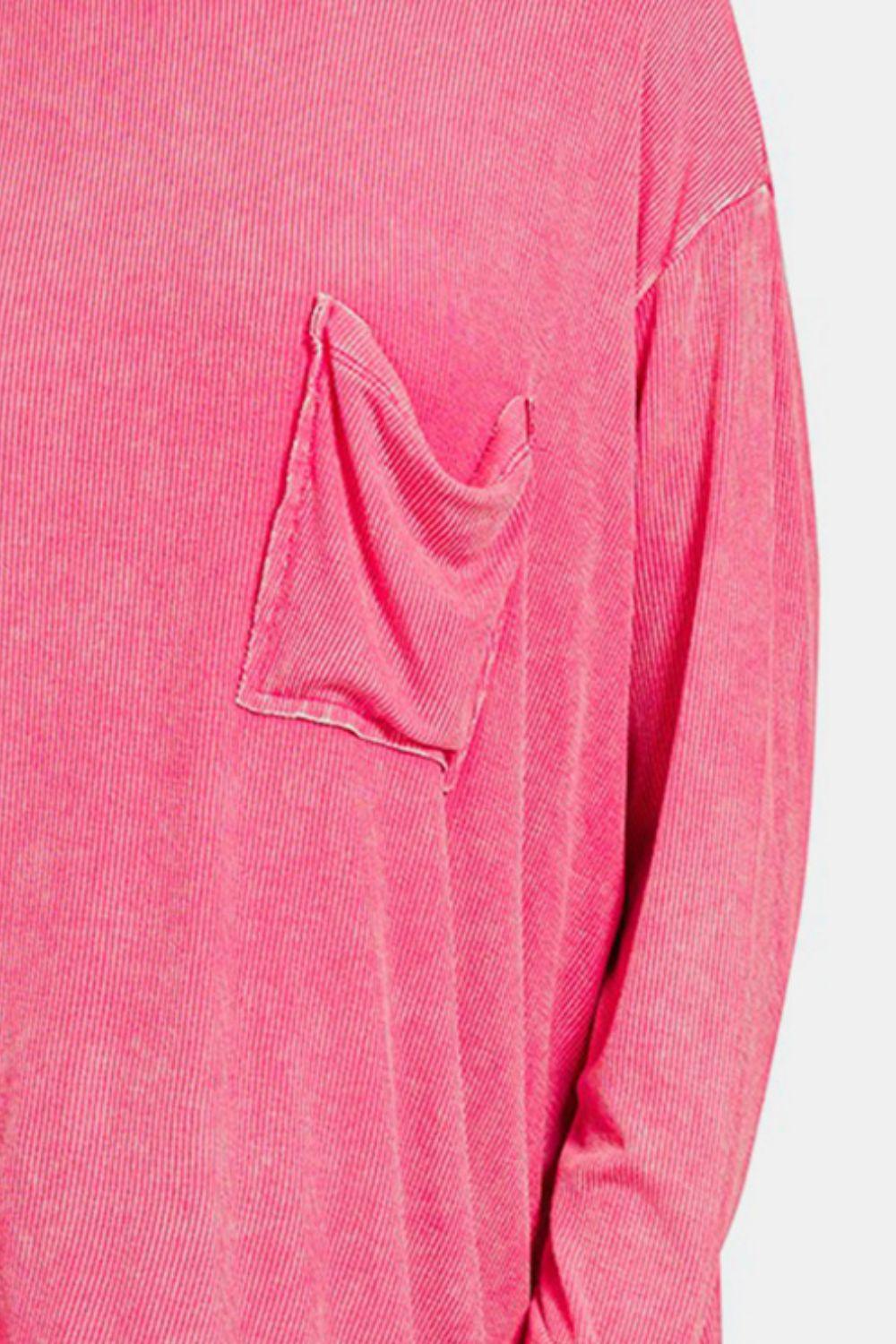 Zenana Round Neck Long Sleeve T-Shirt Carauana Store