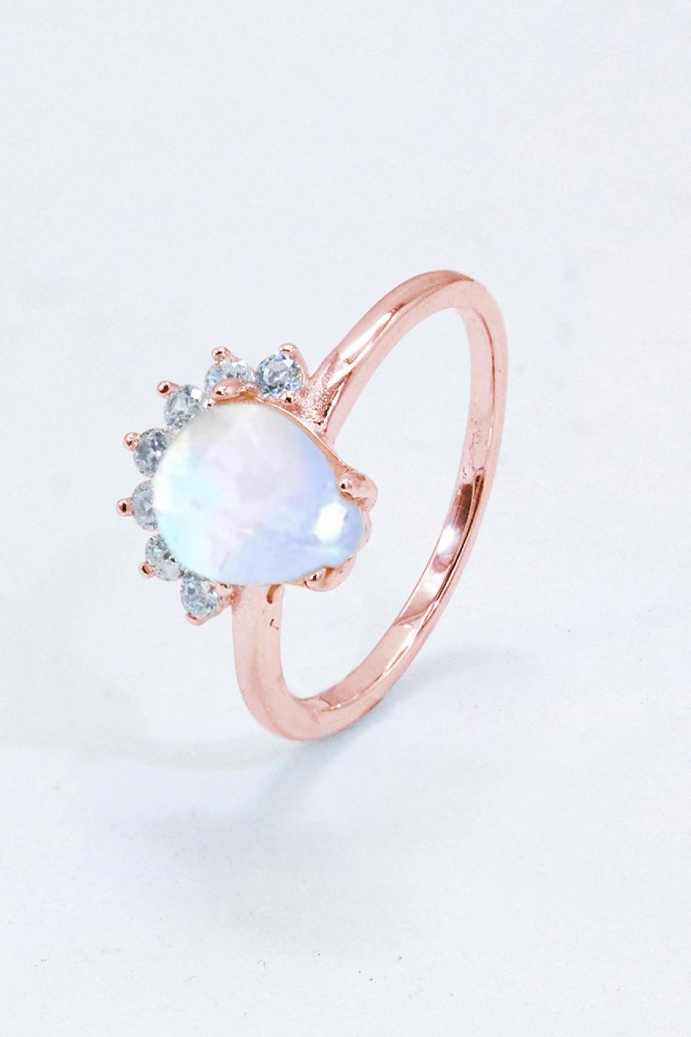 925 Sterling Silver Moonstone Ring Carauana Store