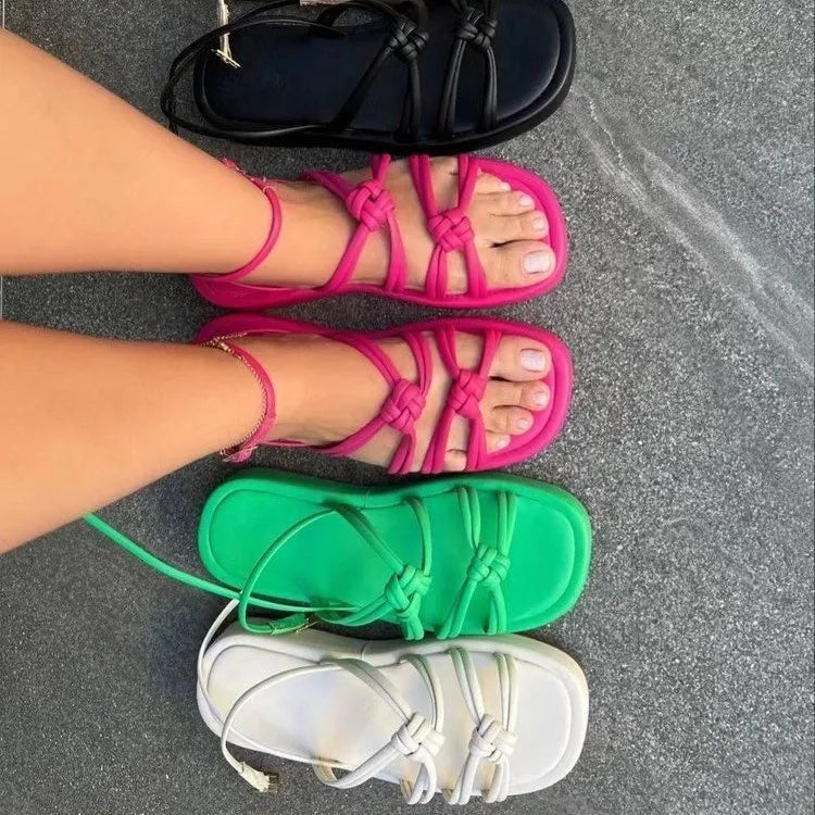 Open Toe Platform Sandals Carauana Store