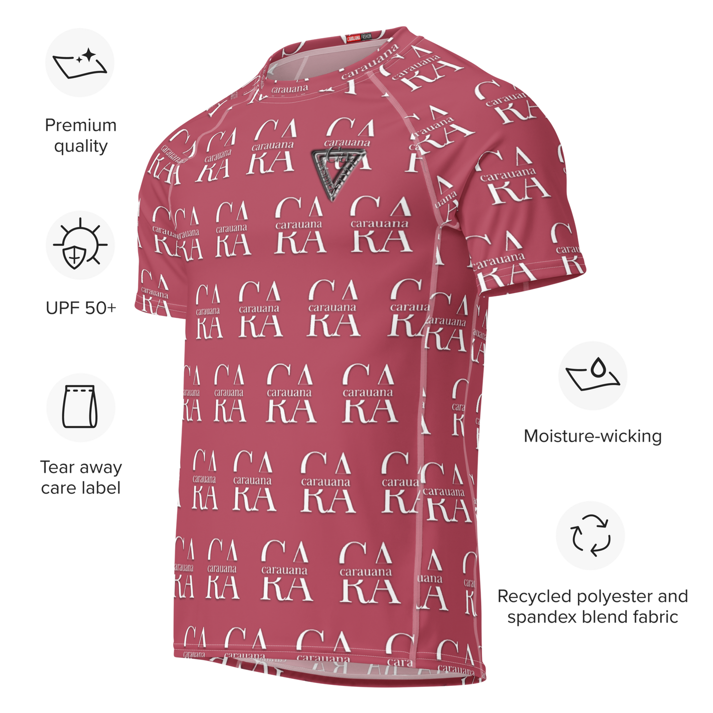 💖 Original CaRaUaNa Rash Guard – Hippie Pink Carauana Store