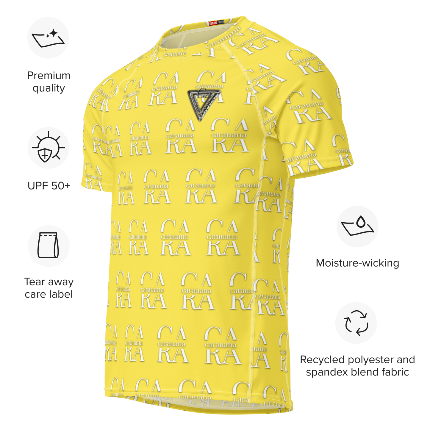 Original CaRaUaNa Rash Guard - YELLOW
