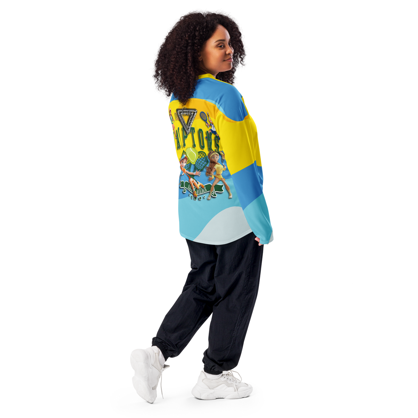 🥎 Premium® CaRaUaNa Tennis Sweatshirt – Yellow