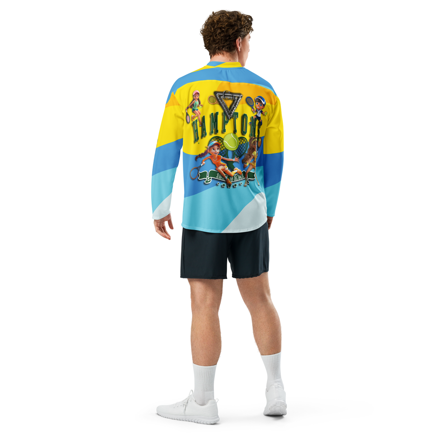 🥎 Premium® CaRaUaNa Tennis Sweatshirt – Yellow