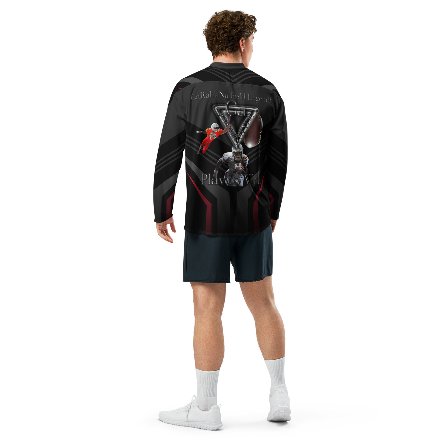 ๐ CaRaUaNa American Football Sweatshirt โ Grey Carauana Store