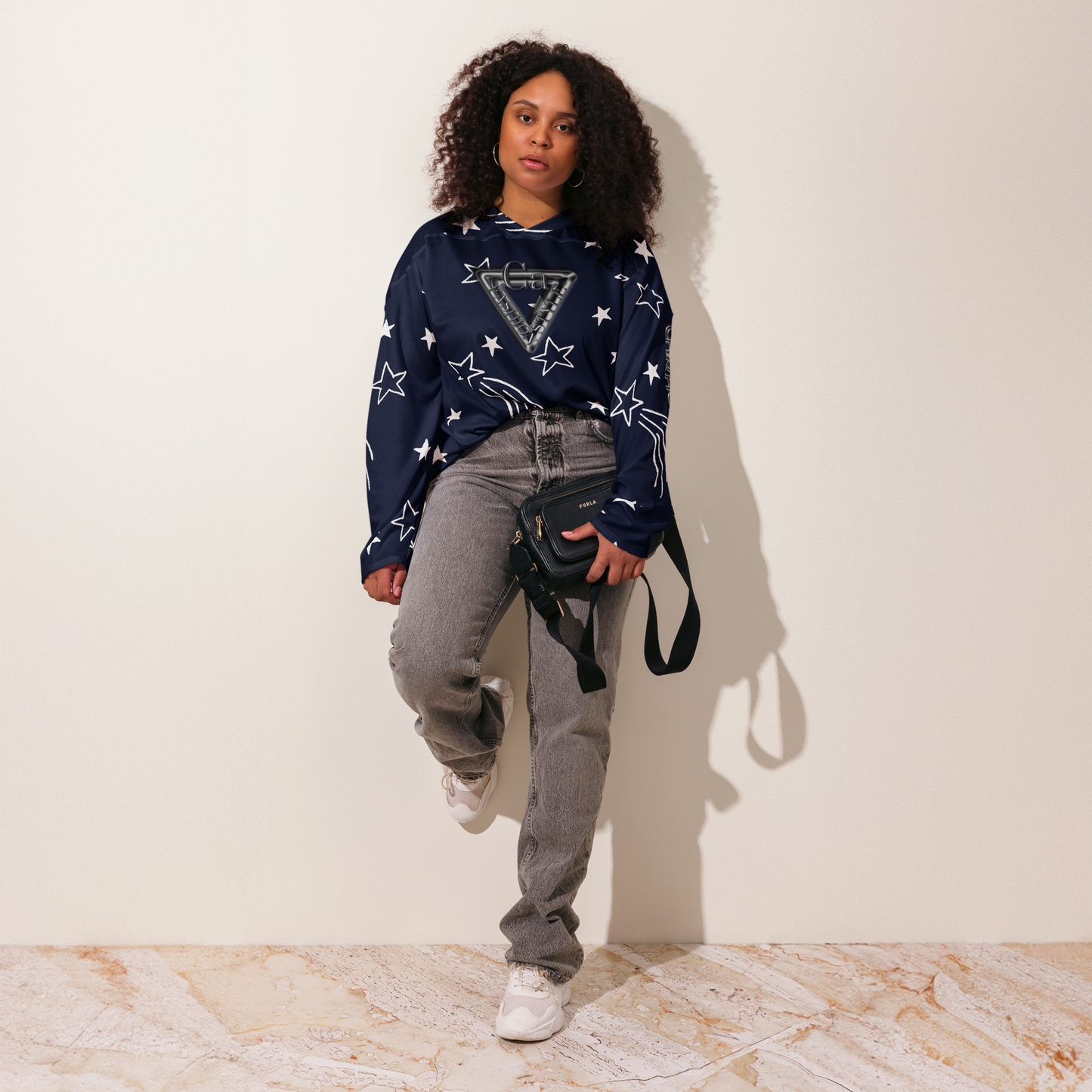 🎾Premium® Sweatshirt CaRaUaNa Tennis Blue Star