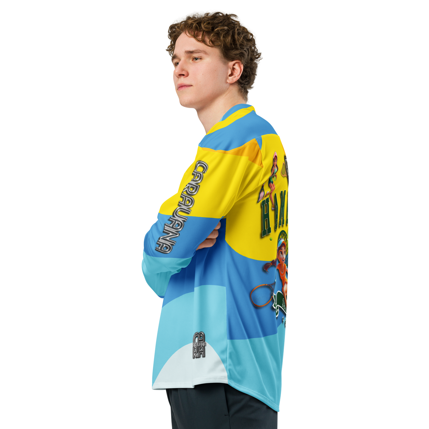 🥎 Premium® CaRaUaNa Tennis Sweatshirt – Yellow