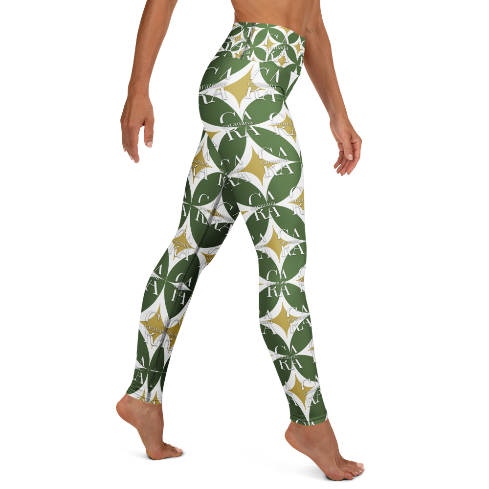 CaRaUaNa Leggings SPORT Pattern Green