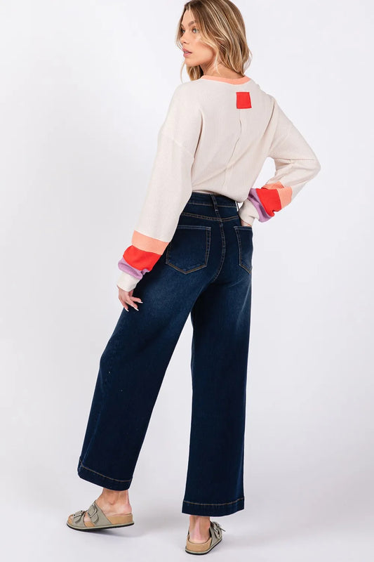 SAGE + FIG High Waist Wide Leg Jeans Carauana Store
