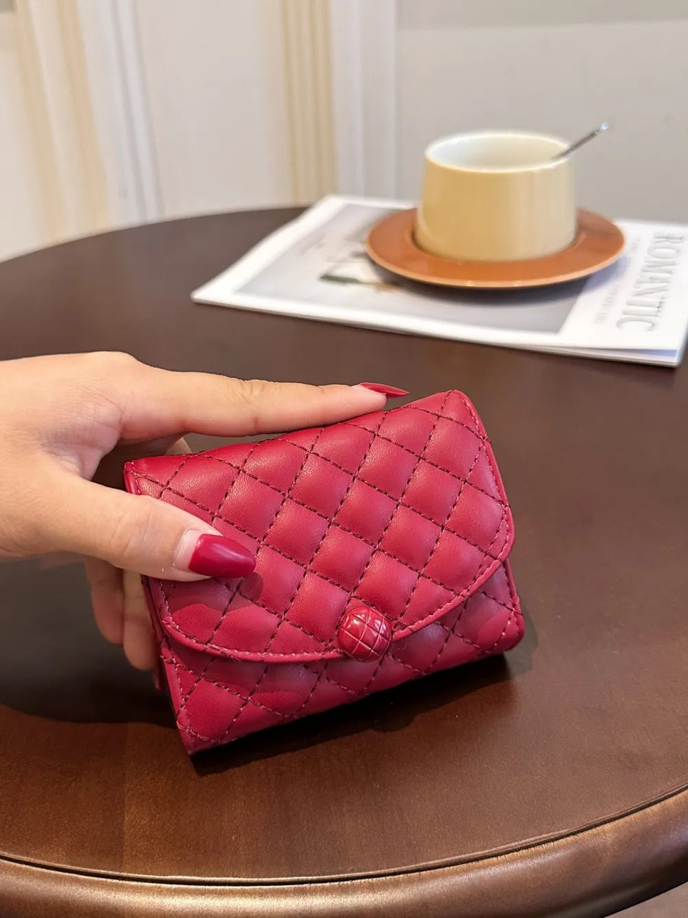 PU Leather Solid Color Wallet Carauana Store