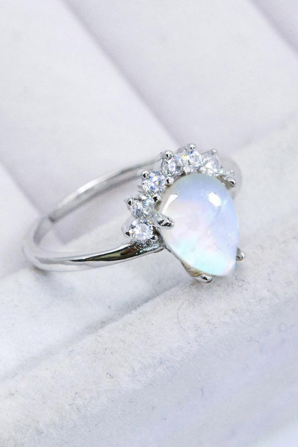925 Sterling Silver Moonstone Ring Carauana Store