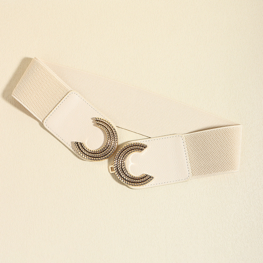 Double C Buckle Elastic Belt Carauana Store