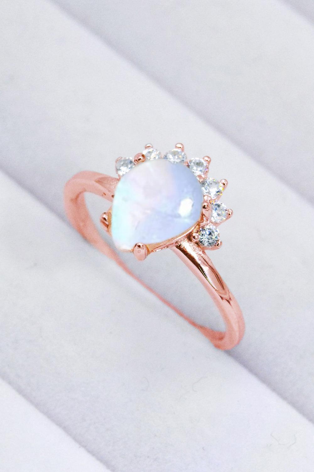 925 Sterling Silver Moonstone Ring Carauana Store
