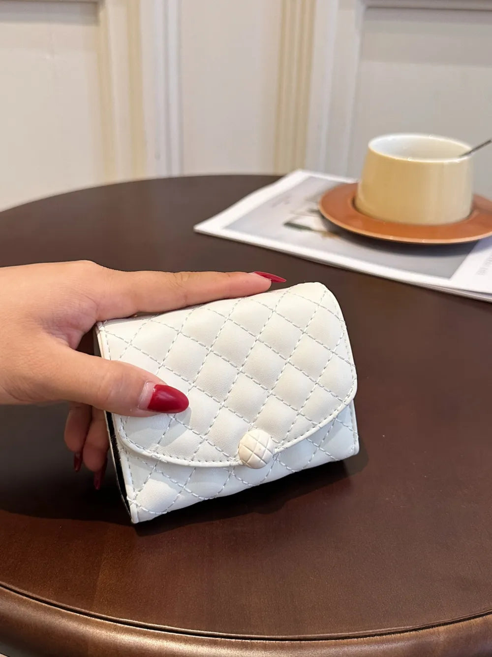 PU Leather Solid Color Wallet Carauana Store