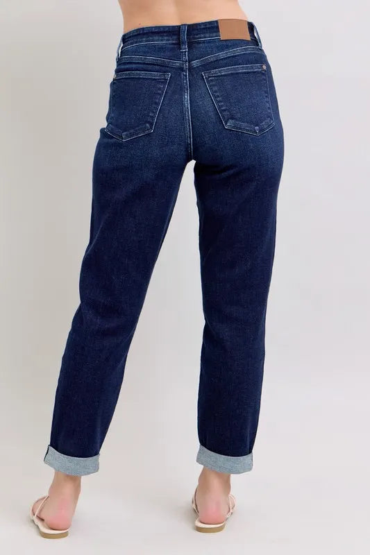Judy Blue Full Size High Waist Boyfriend Jeans Plus Size