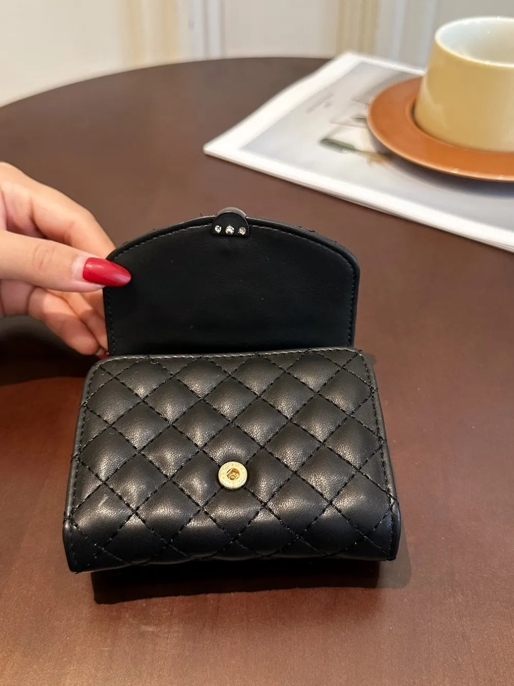 PU Leather Solid Color Wallet Carauana Store