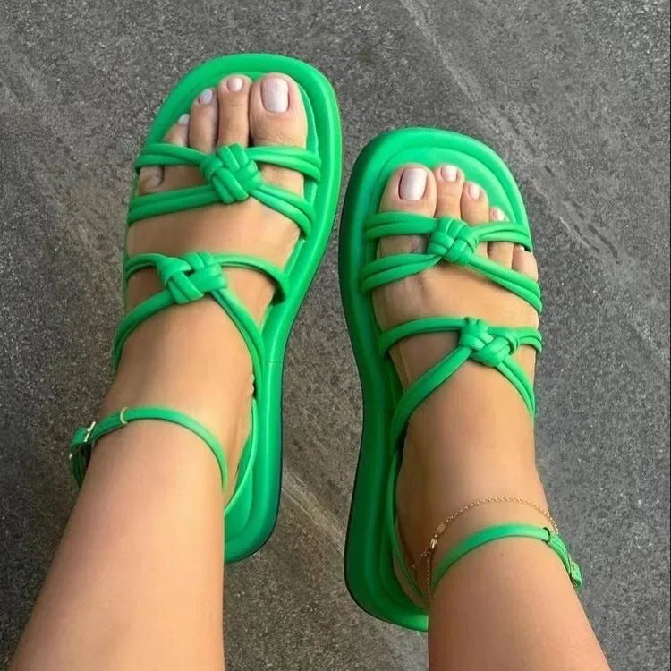 Open Toe Platform Sandals Carauana Store