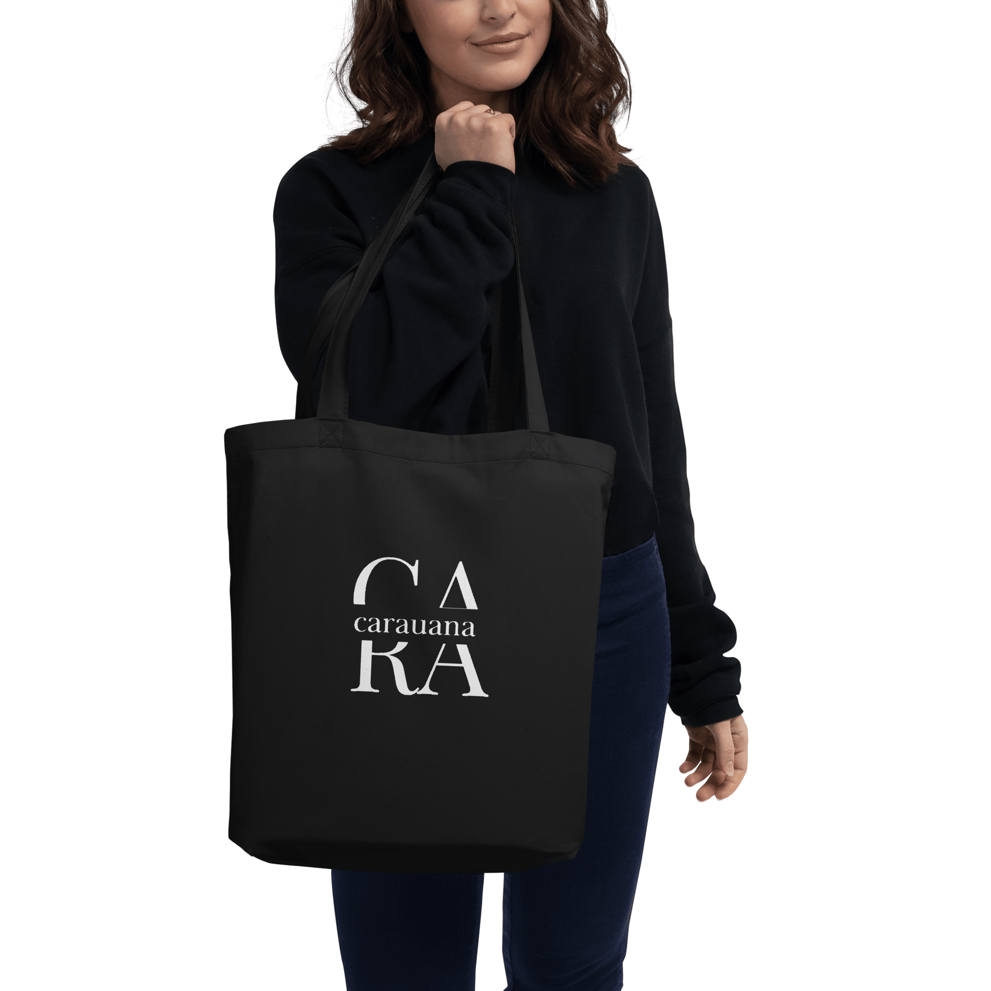 CRAUANA Eco Tote Bag Black Carauana Store