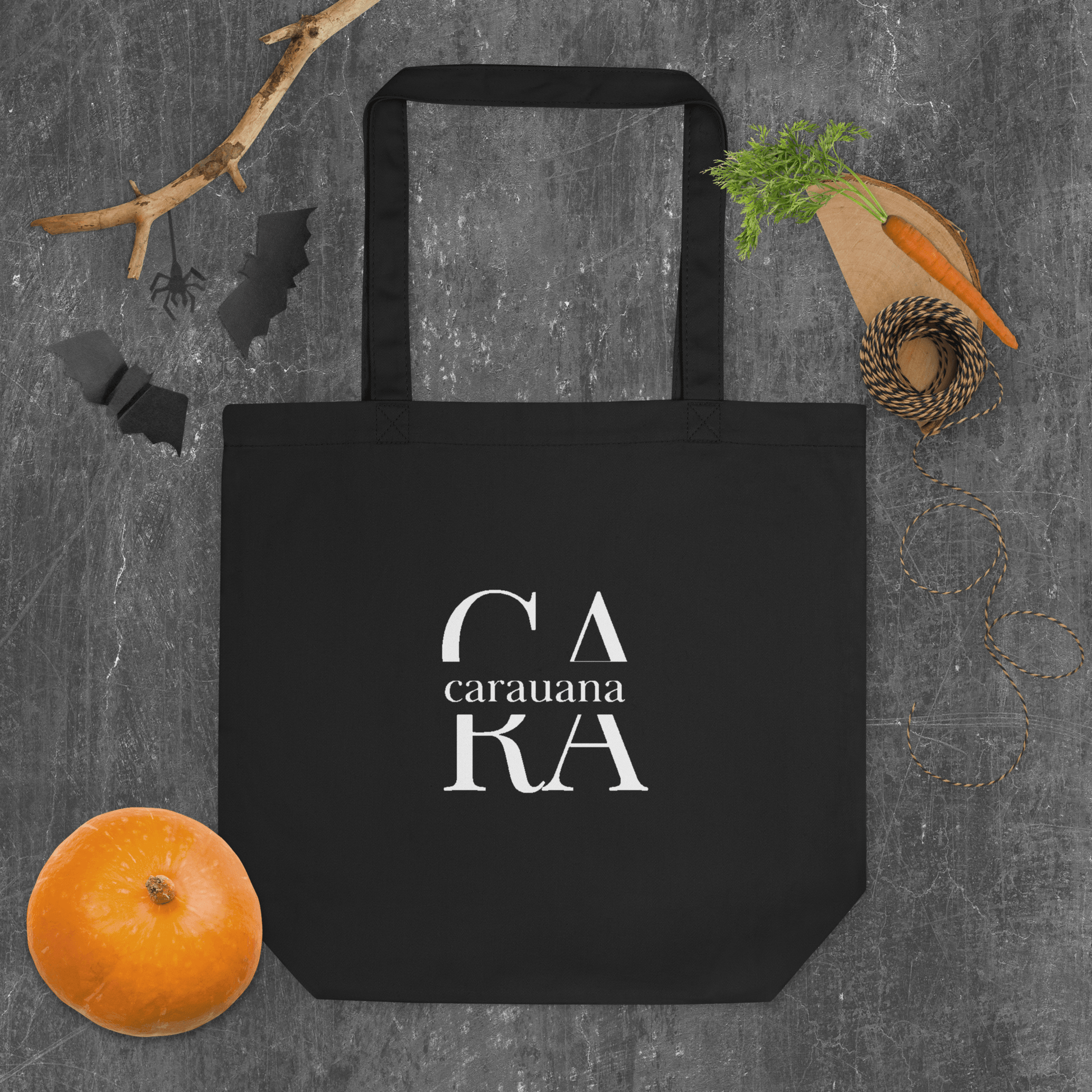 CRAUANA Eco Tote Bag Black Carauana Store