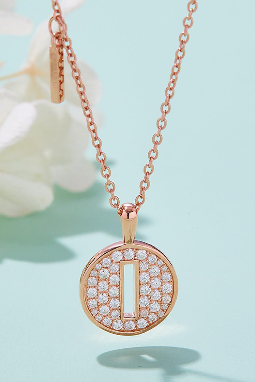 Moissanite A to J Pendant Necklace Carauana Store