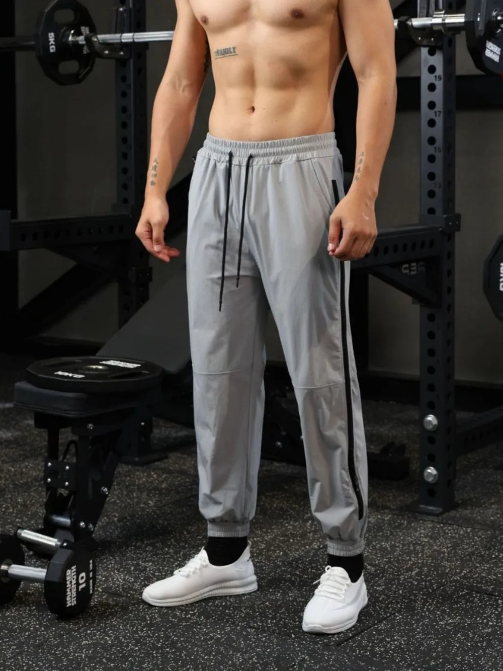Men's Drawstring Solid Color Joggers Carauana Store