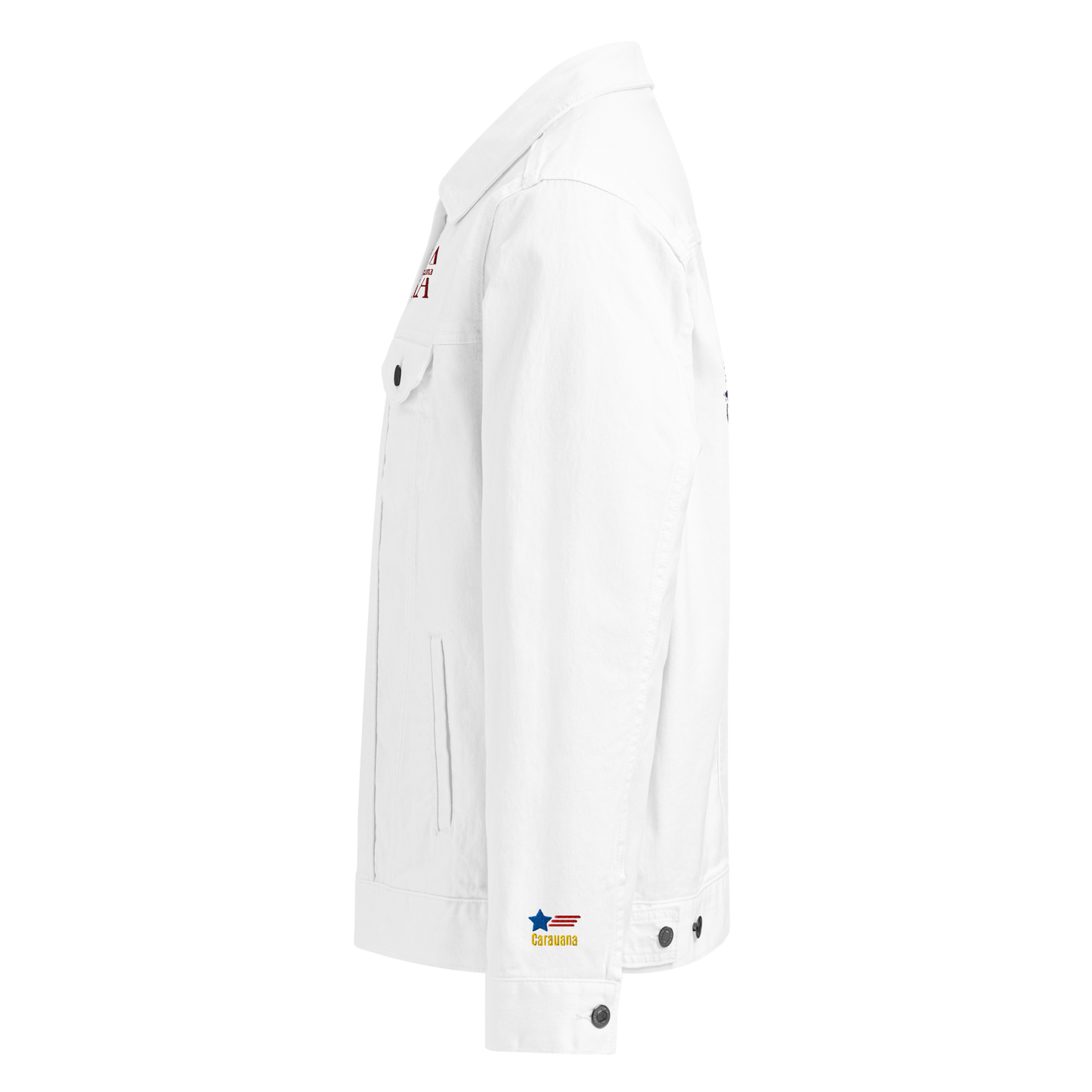 CaRaUaNa Original denim jacket white