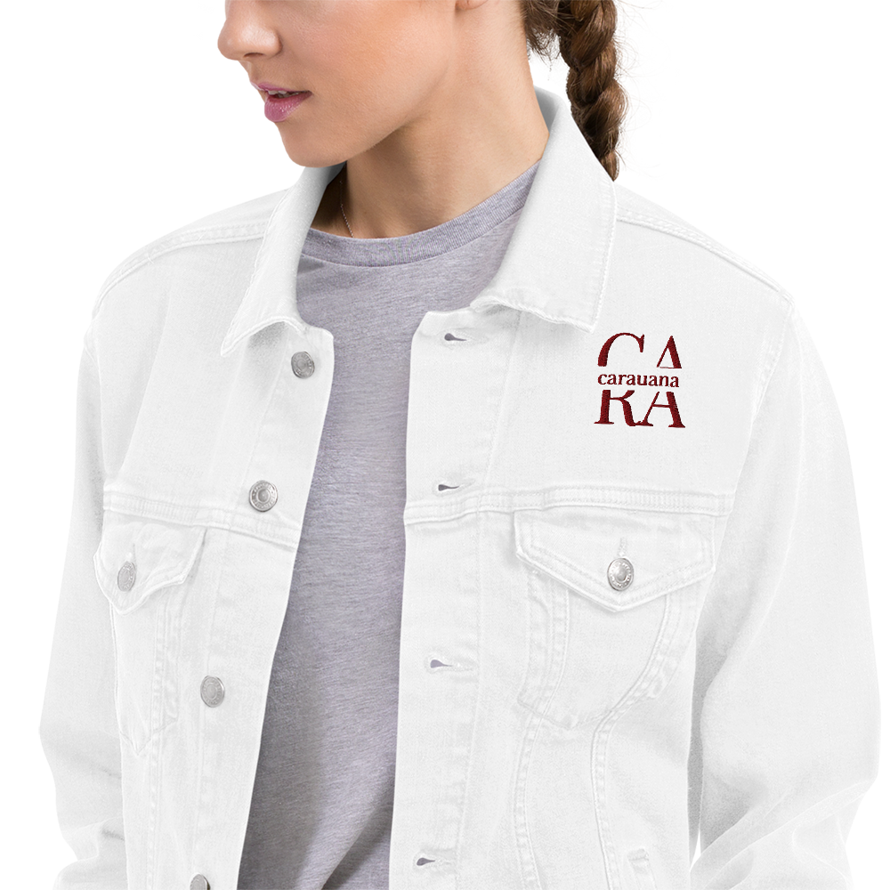 CaRaUaNa Original denim jacket white