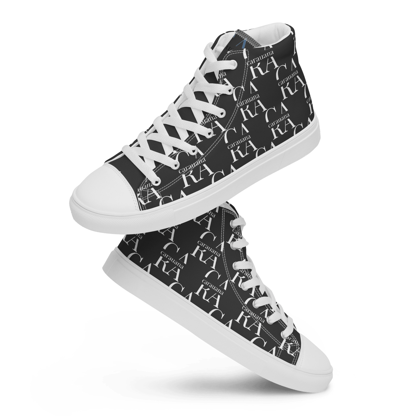 CARAUANA Hip Hop canvas shoes black Branded Carauana Store