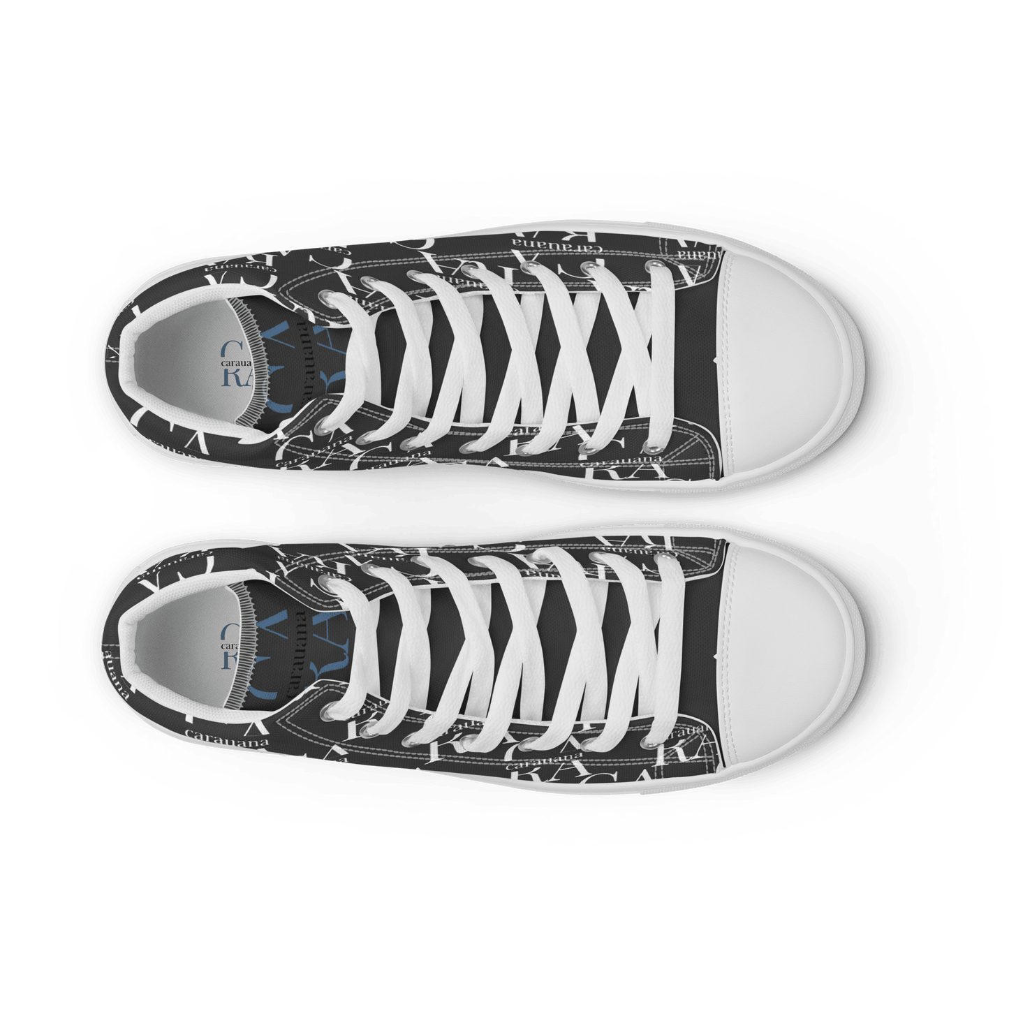 CARAUANA Hip Hop canvas shoes black Branded Carauana Store