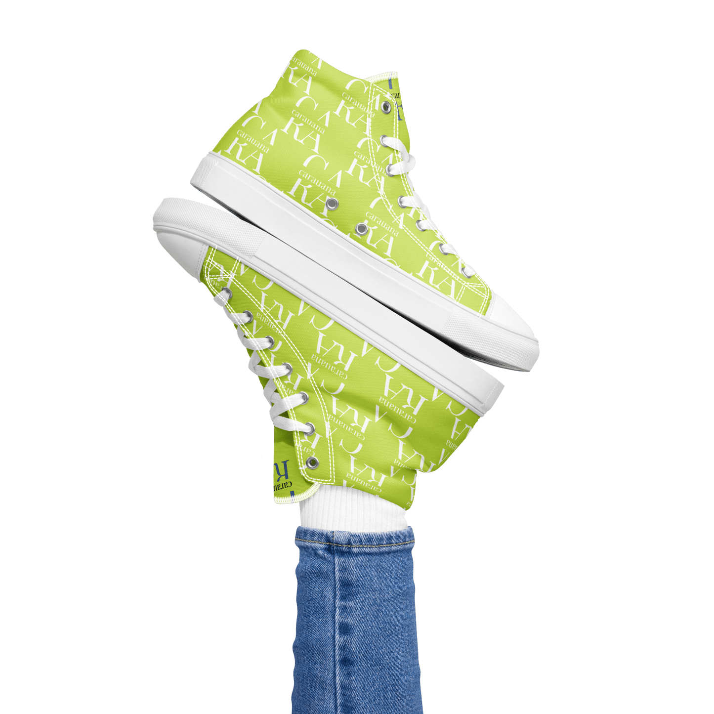 CARAUANA Hip Hop canvas shoes Lemon Branded Carauana Store