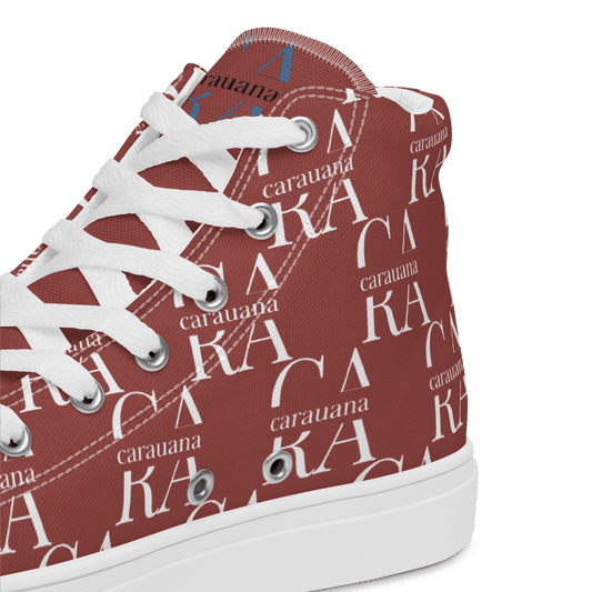 CARAUANA Hip Hop canvas shoes Brown Branded Carauana Store