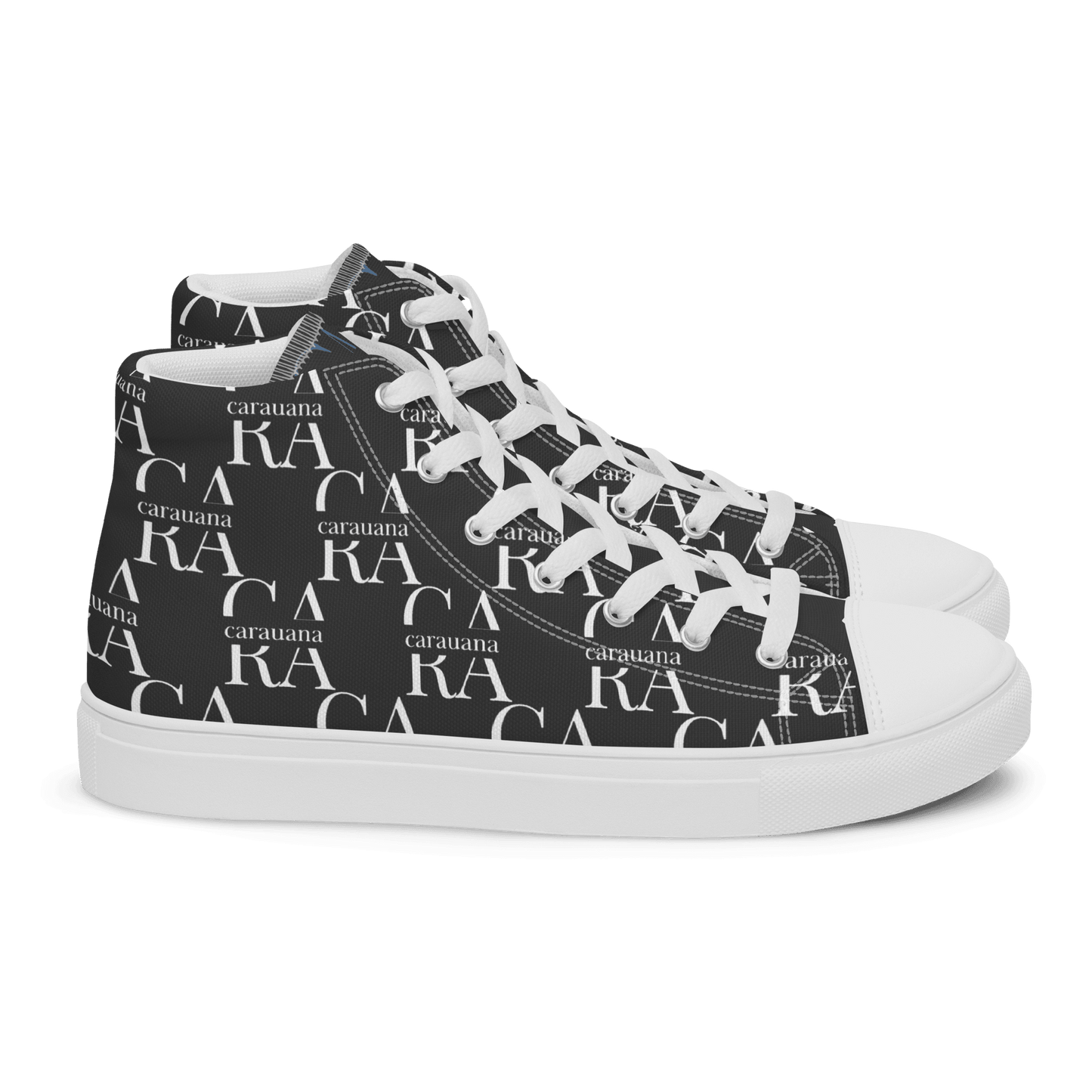 CARAUANA Hip Hop canvas shoes black Branded Carauana Store
