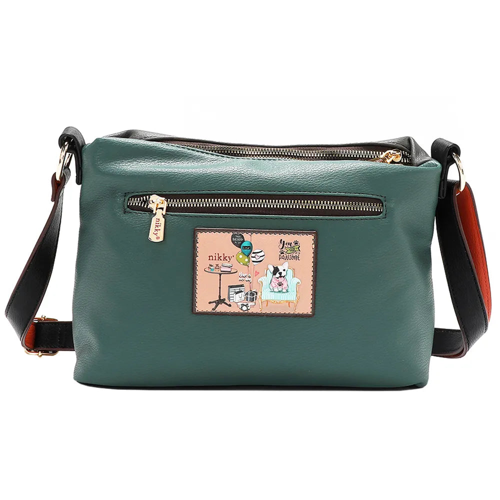 Nicole Lee USA Eco-Leather Adjustable Strap Crossbody Bag Carauana Store