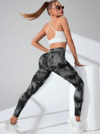 Tie-Dye High Waist Active Leggings Carauana Store