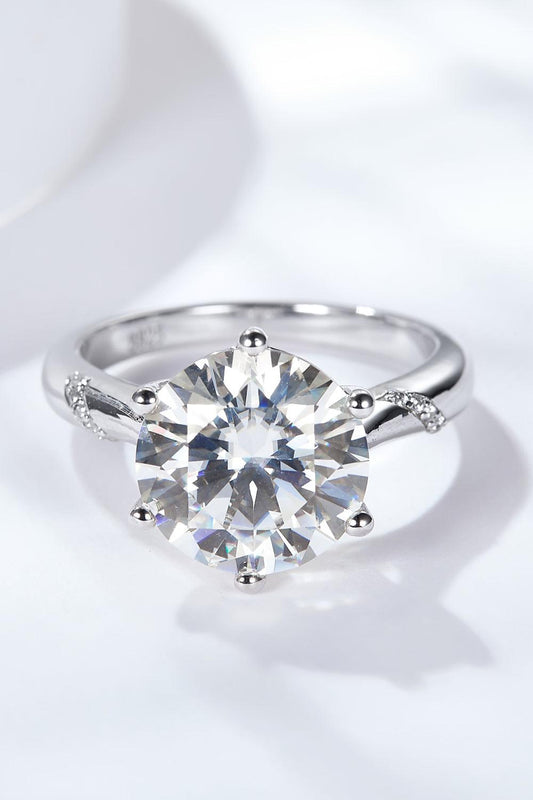 5 Carat Moissanite Solitaire Ring Carauana Store