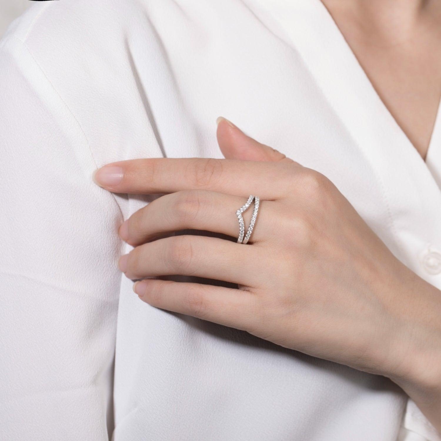 Moissanite 925 Sterling Silver Ring Carauana Store
