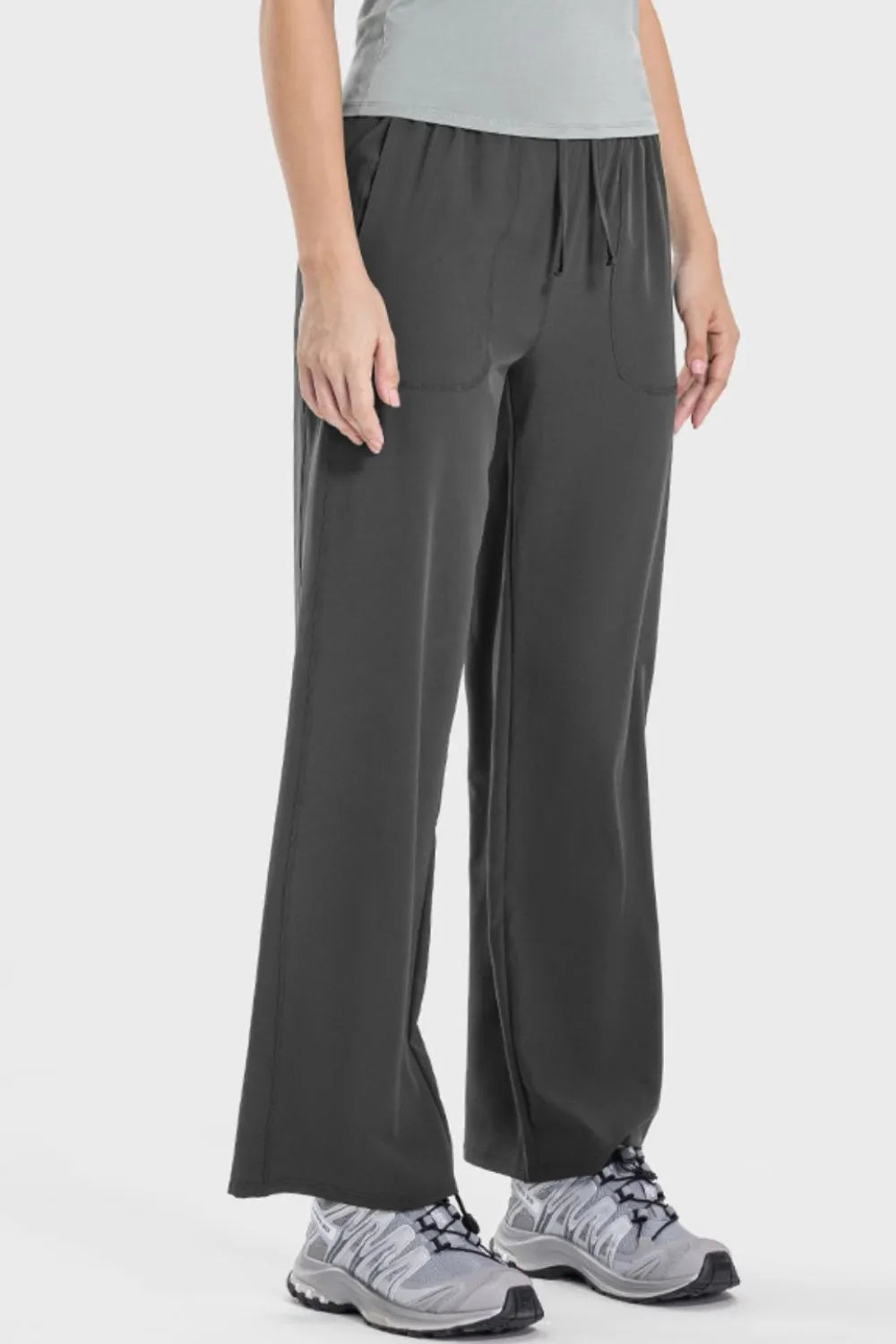 Millennia Drawstring Pocketed Active Pants Carauana Store