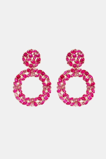 Round Shape Acrylic Dangle Earrings Carauana Store