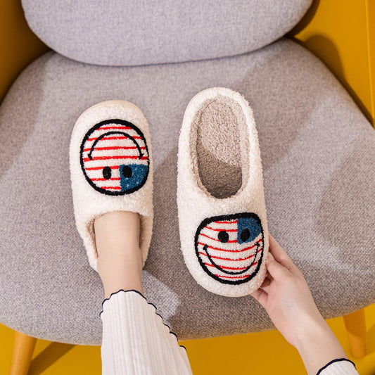 Melody Smiley Face Slippers Carauana Store