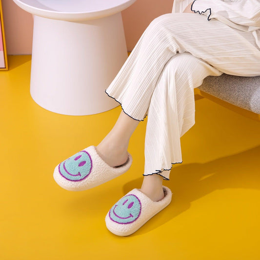 Melody Smiley Face Slippers Carauana Store